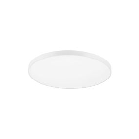 Nova Luce Perfect Profile - Deckenleuchte - Ø 100 x 10 cm - 120W dimmbare LED inkl. - weiß