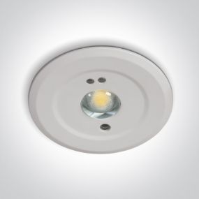 ONE Light Emergency LED - Einbaustrahler - Ø 45 mm, Ø 35 mm Einbaugröße - inkl. 1,5W LED - weiß