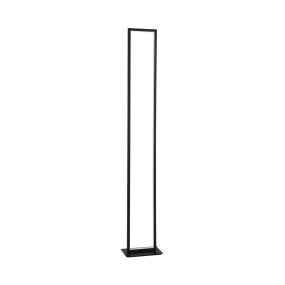 Nova Luce Wenna - Stehleuchte - 26 x 16 x 153 cm - 36W LED inkl - mattschwarz