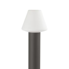 Faro Mistu - Gartenleuchte - Ø 19 x 60 cm - IP44 - dunkelgrau