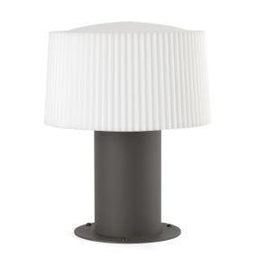 Faro Muffin - Gartenleuchte - Ø 20 x 25,9 cm - IP44 - dunkelgrau