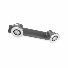 Faro Ring - Aufbaustrahler 2L - 36 x 13,5 x 10 cm - dunkelgrau