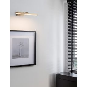 Nova Luce Marnell - Wandleuchte - 37,6 x 20,5 x 5,5 cm - 12W LED inkl - Messing antik