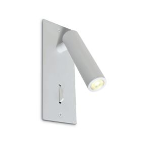 ONE Light Reading Spots - Wandleuchte mit Schalter - 6 x 4,7 x 15 cm - 3W LED inkl. - weiß