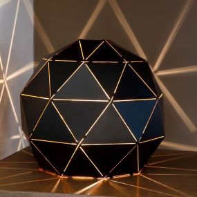 Lucide Otona - Tischleuchte - Ø 25 x 22 cm - schwarz