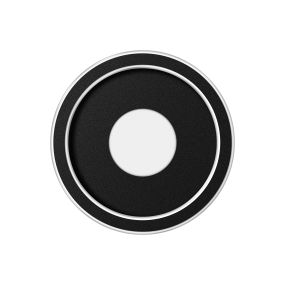 ETH Loïs - Deckenleuchten - Ø 23 x 6 cm - 3 Stufen dimmbar - 15W LED inkl. - IP44 - schwarz