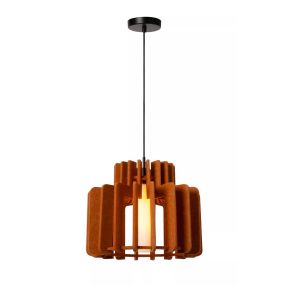 Lucide Rollo - Hängeleuchte - Ø 40 x 150 cm - terracotta