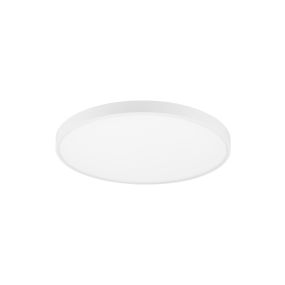 Nova Luce Perfect Profile - Deckenleuchte - Ø 80 x 10 cm - 80W dimmbare LED inkl. - weiß