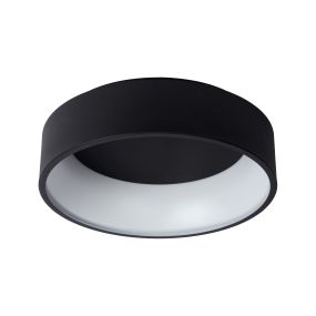 Lucide Talowe - Deckenleuchte - Ø 45 x 13 cm - 30W dimmbare LED inkl - schwarz