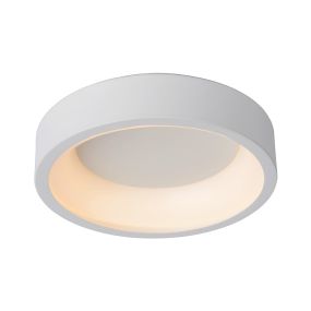 Lucide Talowe - Deckenleuchte - Ø 30 x 8 cm - 20W dimmbare LED inkl - weiß