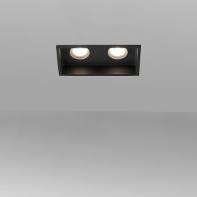 Faro Hyde - Einbaustrahler - 89 x 89 mm, 165 x 83 mm Einbaumaß - IP44 - mattschwarz