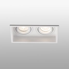 Faro Hyde - Einbaustrahler - 171 x 89 mm, 165 x 83 mm Einbaumaß - mattweiß