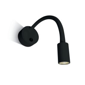 ONE Light Reading Spots - Wandleuchte mit Schalter - 20 x 8 cm - 3W LED inkl. - schwarz
