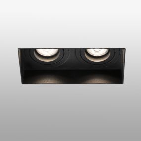 Faro Hyde Trimless - Einbaustrahler - 164 x 82 mm, 182 x 93 mm Einbaumaß - mattschwarz