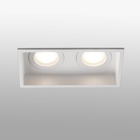 Faro Hyde - Einbaustrahler - 89 x 89 mm, 165 x 83 mm Einbaumaß - IP44 - mattweiß