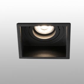 Faro Hyde - Einbaustrahler - 89 x 89 mm, 83 x 83 mm Einbaumaß - mattschwarz