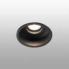 Faro Hyde - Einbaustrahler - Ø 89 mm, Ø 83 mm Einbaugröße - mattschwarz
