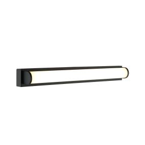 Artdelight Salto - Wandanbauleuchte - 60,8 x 9,5 x 8 cm - 12W dimmbare LED inkl - schwarz