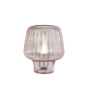 Searchlight Aria - Tischleuchte - Ø 18 x 21 cm - rosa