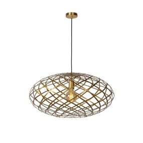Lucide Wolfram - Pendelleuchte - Ø 65 x 162 cm - matt gold