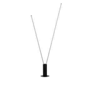 Nova Luce Kimolia - Stehleuchte - Ø 22 x 180,7 cm - 49W dimmbar LED inkl. - matt schwarz