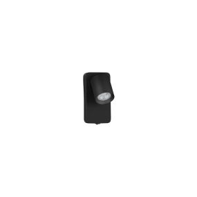 Nova Luce Cosmina - wandleuchte - 11 x 16 x 3 cm - 10W LED inkl. - sand schwarz