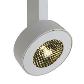 ONE Light Honeycomb - Stromschienenstrahler - 3-Phasen Stromschienensystem - Ø 14 x 24 cm - 30W LED inkl. - weiß