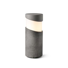 Faro Block - Gartenleuchte - Ø 14,7 x 35 cm - IP65 - grau