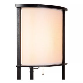 Lucide Menno - Stehleuchte - 30 x 30 x 162,3 cm - schwarz