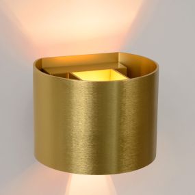 Lucide Xio - Wandleuchte - 13 x 11 x 9,7 cm - 3,5W dimmbare LED inkl - matt gold