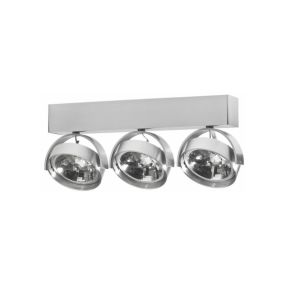 Artdelight Dutchess - Aufbaustrahler 3L - 40 x 6 x 18,9 cm - Aluminium