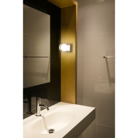 Faro Perla - Decken-/Wandleuchte - 11,5 x 15,5 x 11,5 cm - IP44 - Chrom poliert