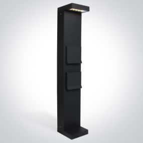 ONE Light - Gartenleuchte mit Fassung - 70 cm - 8W LED inkl. - IP65 - anthrazit - weiße Lichtfarbe