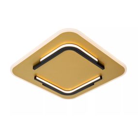 Lucide Andreas - Deckenleuchte - 40,5 x 40,5 x 5,1 cm - 30W LED inkl - gold