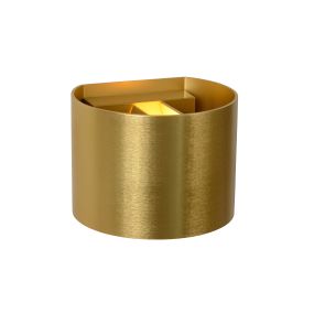 Lucide Xio - Wandleuchte - 13 x 11 x 9,7 cm - 3,5W dimmbare LED inkl - matt gold