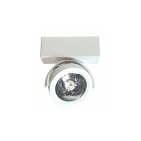 Artdelight Dutchess LED - Aufbaustrahler 1L - 16 x 6 x 19 cm - 13W dimmbare LED inkl. - weiß