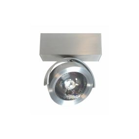 Artdelight Dutchess LED - Aufbaustrahler 1L - 16 x 6 x 19 cm - 13W dimmbare LED inkl - Aluminium
