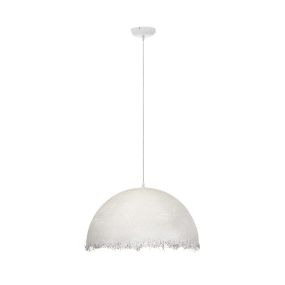 Nova Luce Lalu - Hängelampe - Ø 60 x 210 cm - Sand weiß