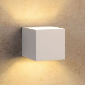 Lucide Devi - Wandleuchte - 8 x 10,5 x 8 cm - weiß