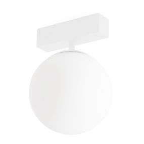 Faro Neso Unik - Leuchte für Magnetschiene - Ø 15 x 21,5 x 16,5 cm - 5W DALI dimmbare LED warmweiß (3000K) inkl. - weiß