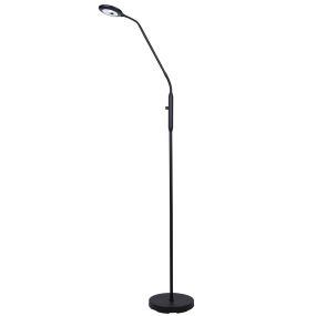 Artdelight UFO - Stehleuchte - 140 cm - 7W dimmbare LED inkl - schwarz