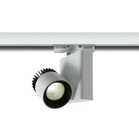 ONE Light COB Dark Light - Stromschienenstrahler - 3-Phasen-Schienensystem - Ø 6,5 x 10,5 cm - 10W LED inkl. - weiß - weiße Lichtfarbe