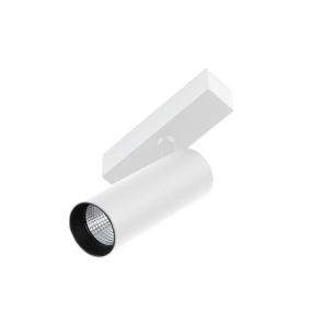 Faro Neso Hole - Strahler für Magnetschiene - Ø 5 x 11 x 16,3 cm - 10W DALI dimmbare LED warmweiß (2700K) inkl - 18° Abstrahlwinkel - weiß