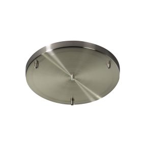 ETH - Deckenplatte für 3 Lichtpunkte - Ø 35 x 2 cm - Stahl