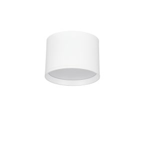Nova Luce Ziaza - Deckenleuchte - Ø 12 x 8,6 cm - 17W LED inkl. - Sand Weiß