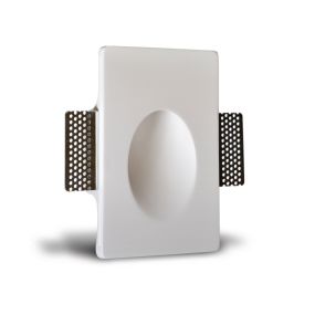 VK Lighting Gypsum - Wandeinbauleuchte - 12 x 5,5 x 18 cm - weiß