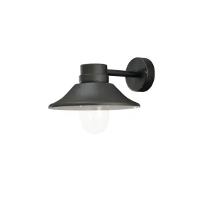 Konstsmide Vega - Wandleuchte außen - 29 x 36 x 26,5 cm - IP54 - schwarz