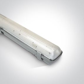 ONE Light Range für T8-LED-Röhren - 156,5 x 8 x 7cm - IP65 - grau