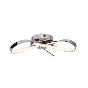 Maxlight Infinity - Deckenleuchte - 15 x 14 x 45 cm - 14W LED inkl - Chrom