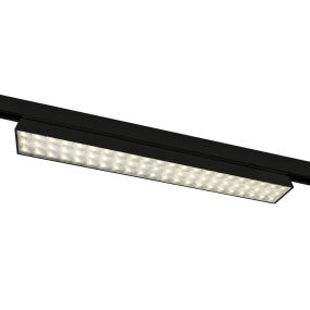 ONE Light High Power Linear - Stromschienenleuchte - 3-Phasen-Schienensystem - 115 x 4 x 6,4 cm - 60W LED inkl. - schwarz - Lichtfarbe warmweiß